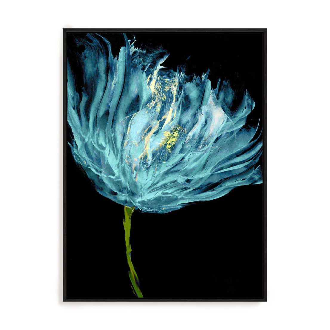 Aqua Tulips I Wall Art