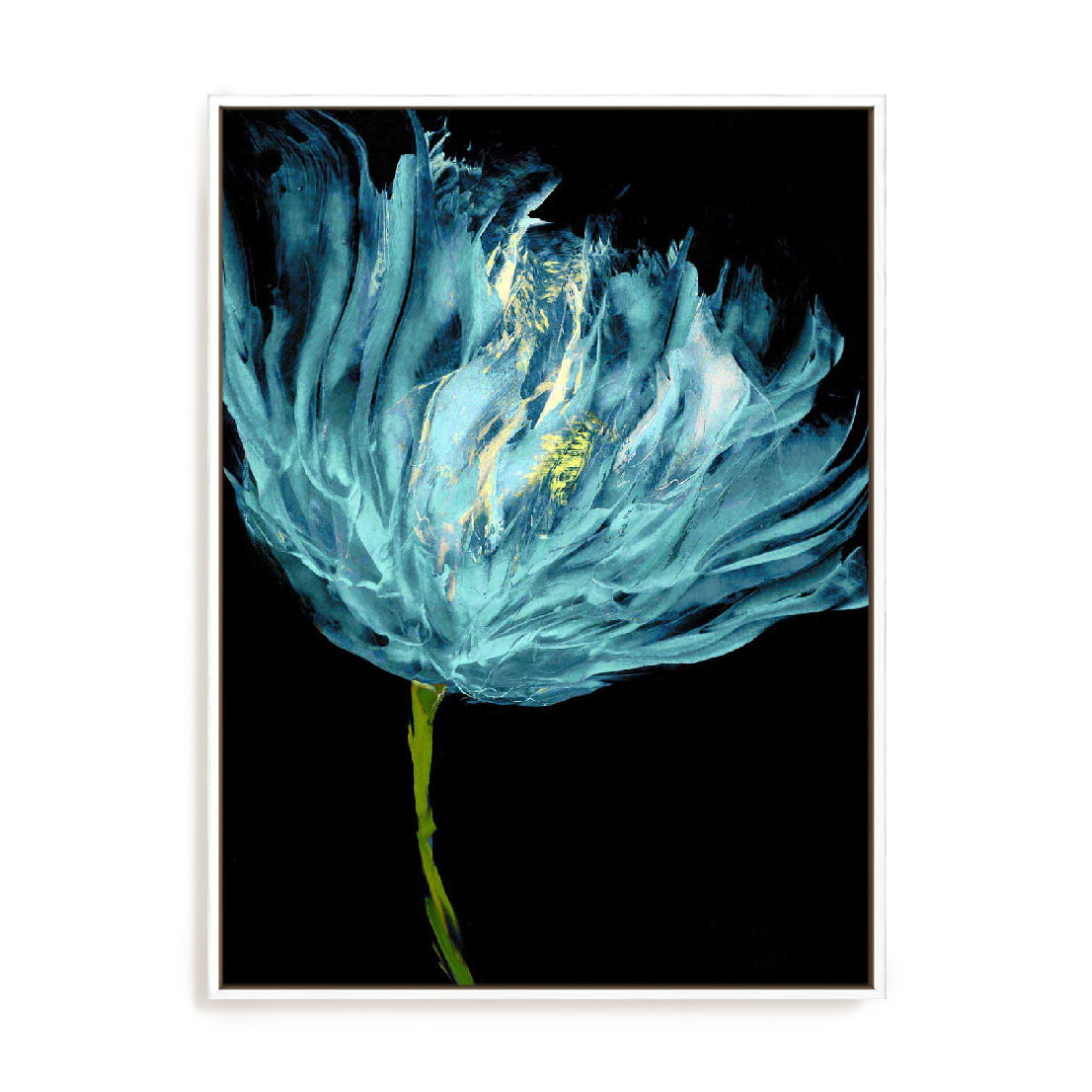 Aqua Tulips I Wall Art