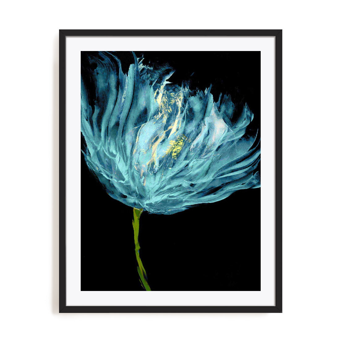 Aqua Tulips I Wall Art