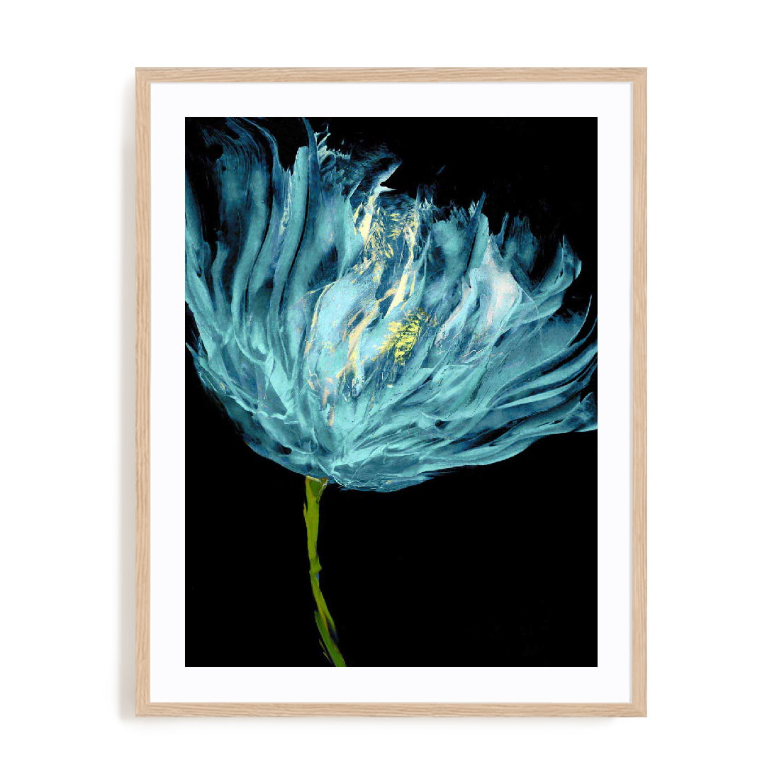 Aqua Tulips I Wall Art