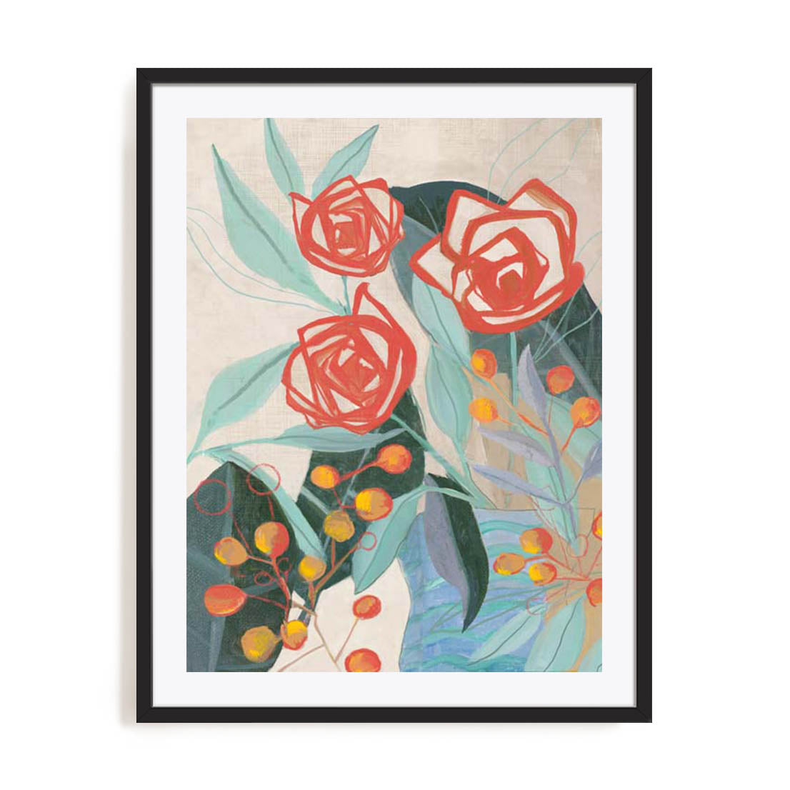Bohemian Florals II Wall Art