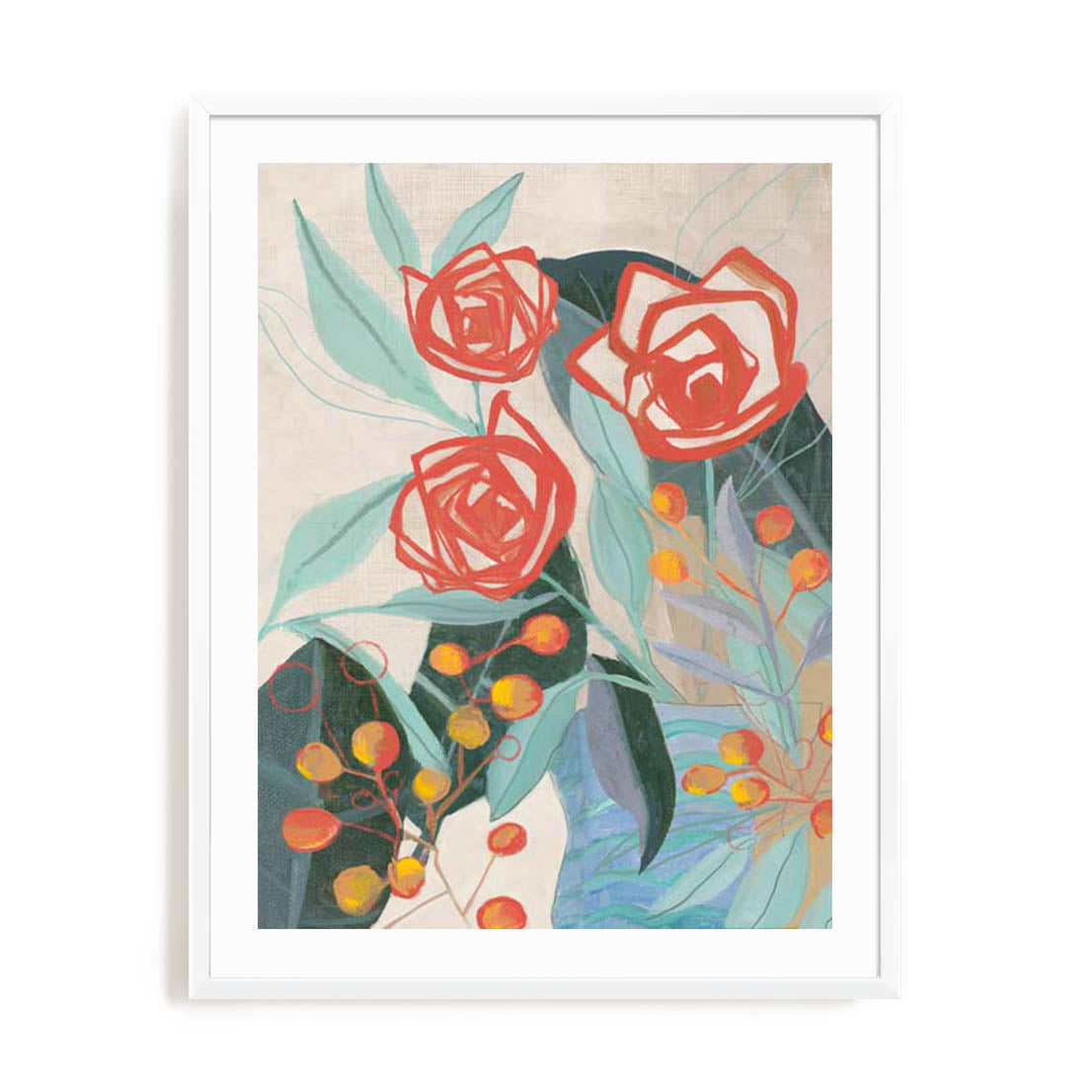 Bohemian Florals II Wall Art