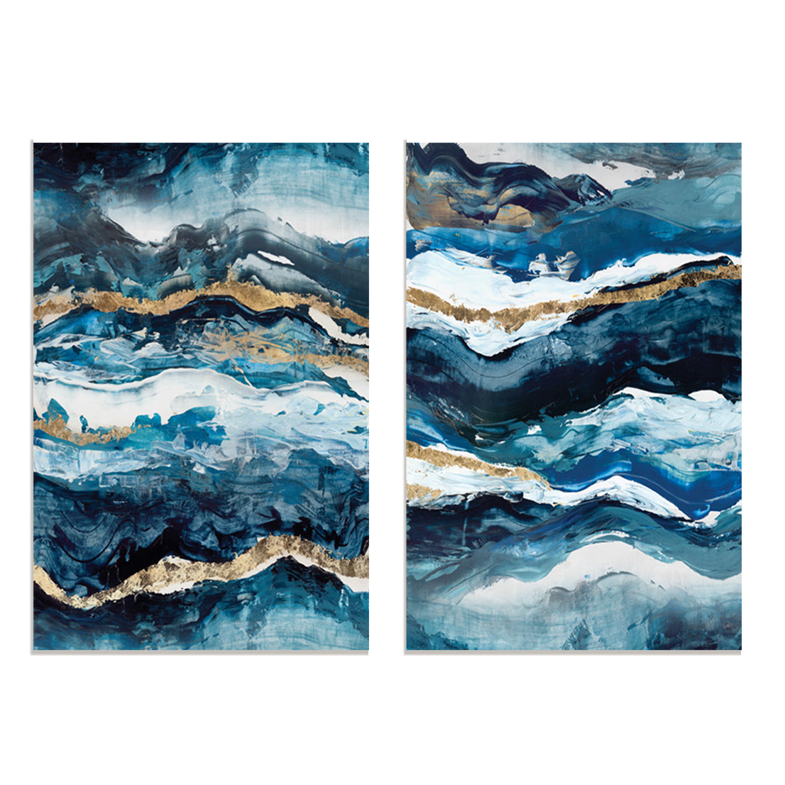 Veins Of Gold I And II Wall Art