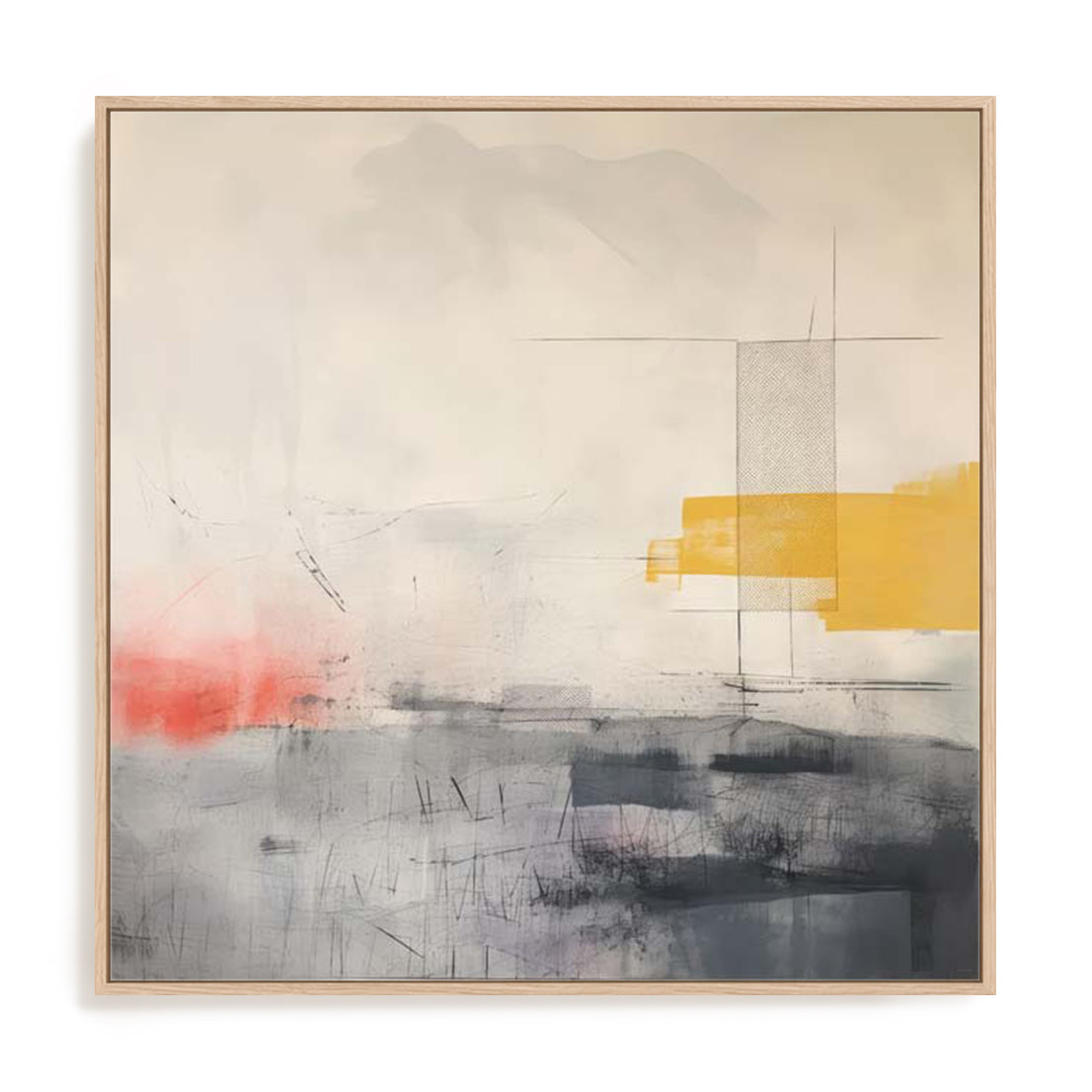 The Melody And Vibes Contemporary Landscape II Wall Art