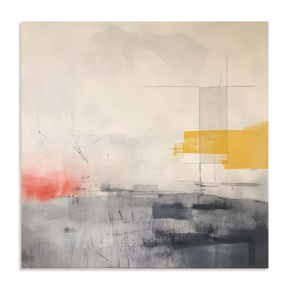 The Melody And Vibes Contemporary Landscape II Wall Art