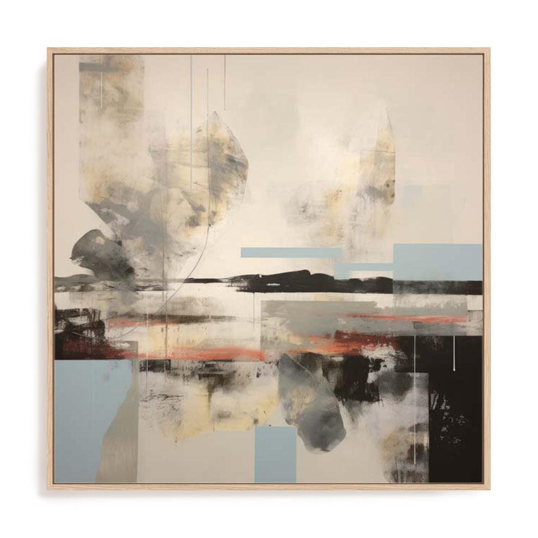 In The Blue Mist III Wall Art