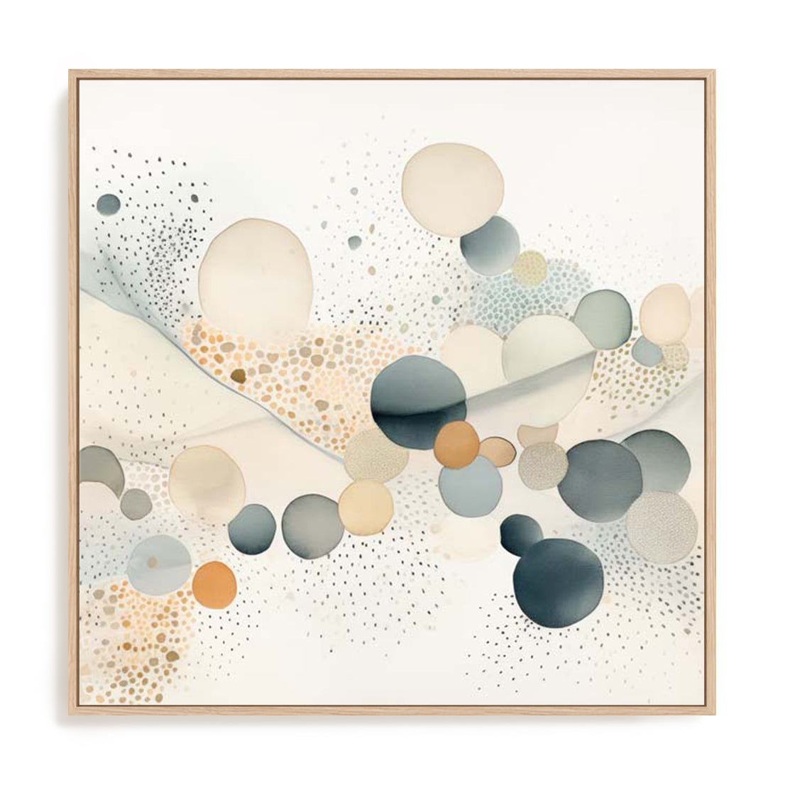 Watercolor Abstract Dots I Wall Art