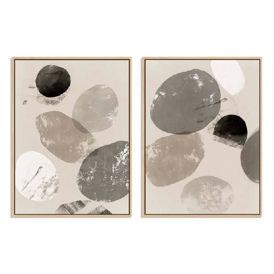 Floating Rocks I And II Wall Art