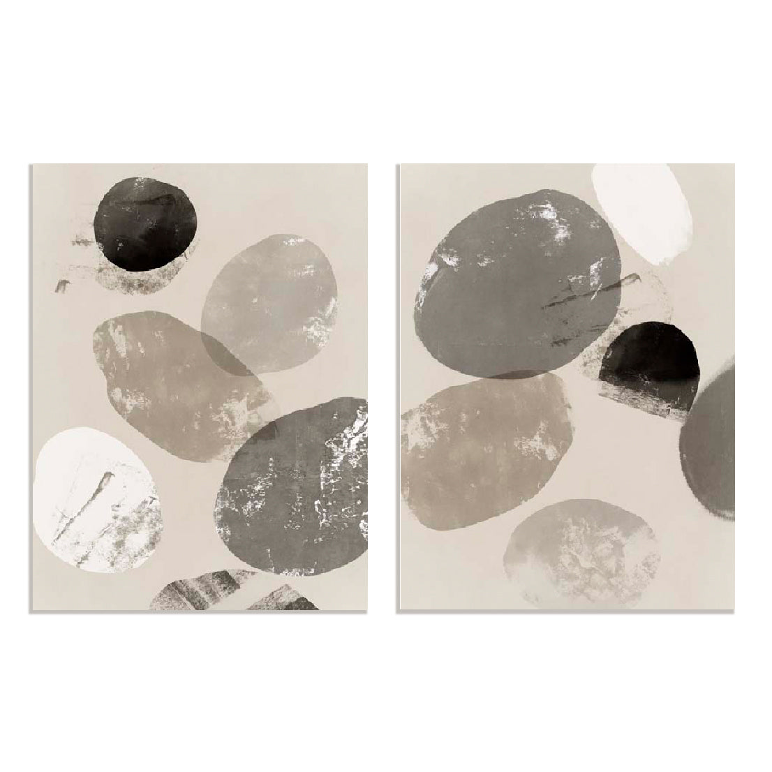Floating Rocks I And II Wall Art