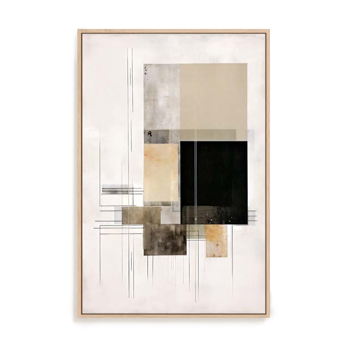 Lines And Squares I Wall Art