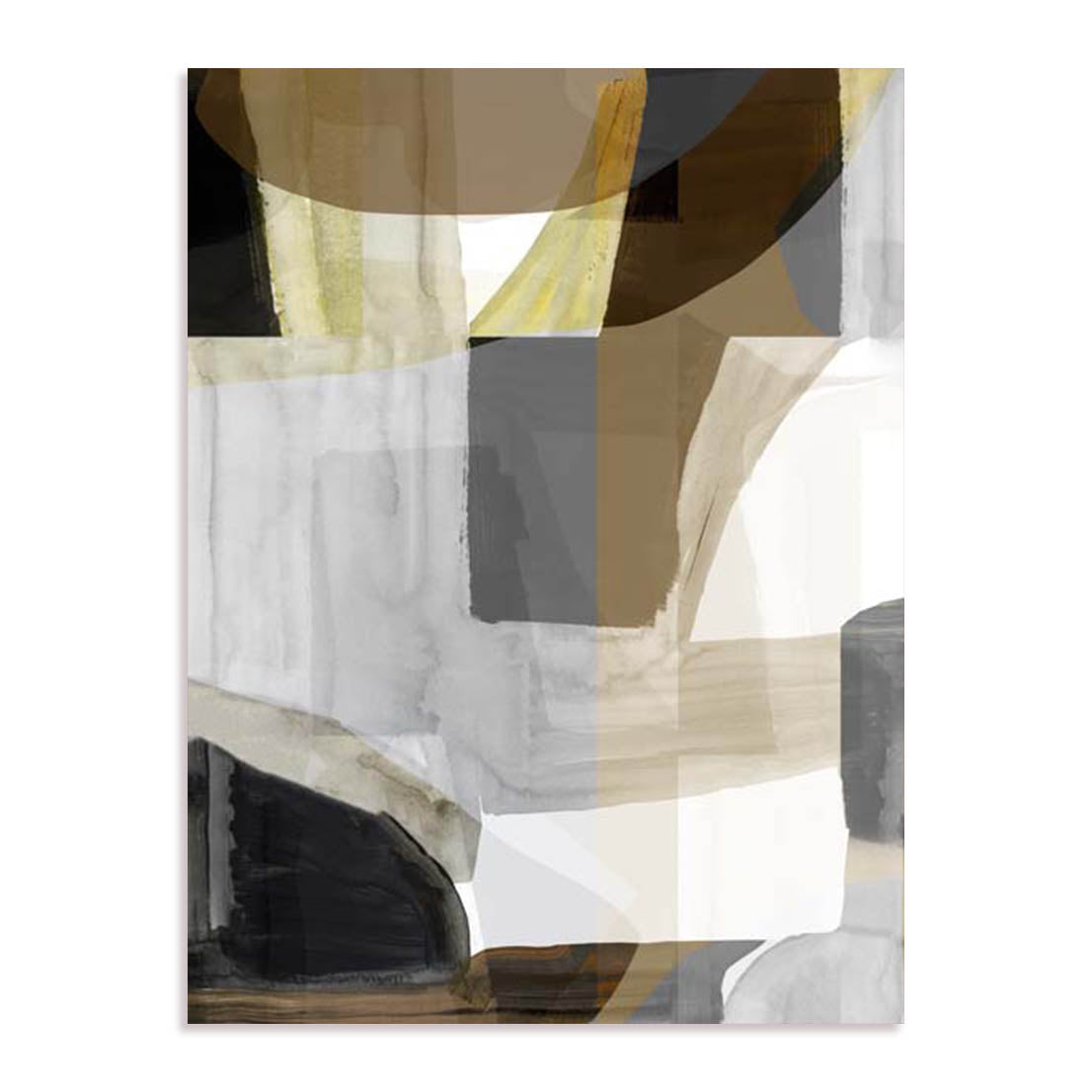 Unframed Stretched Canvas Or Print Only - Silhouette Symphony Ii Abstract Art