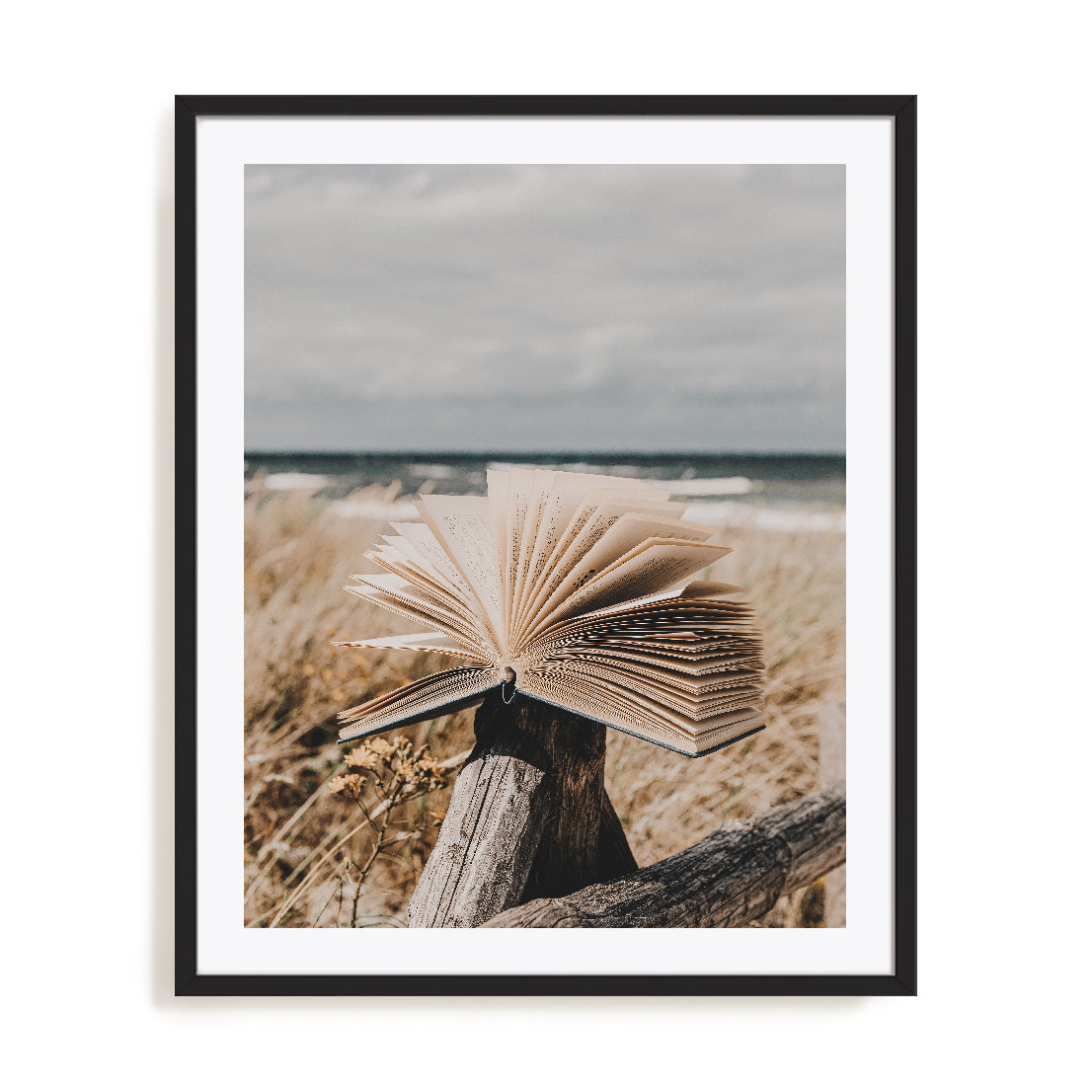 Beach Library Wall Art