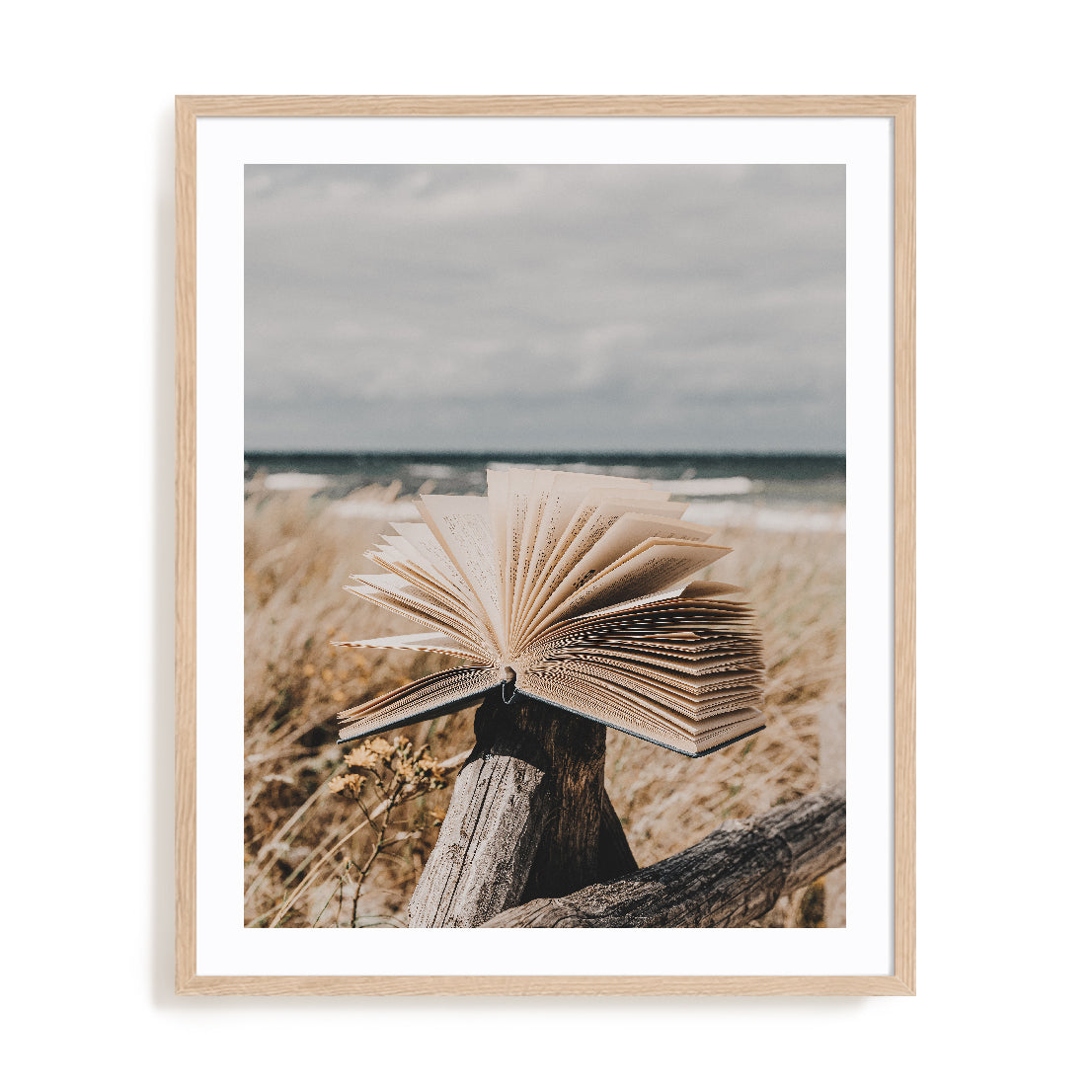 Beach Library Wall Art