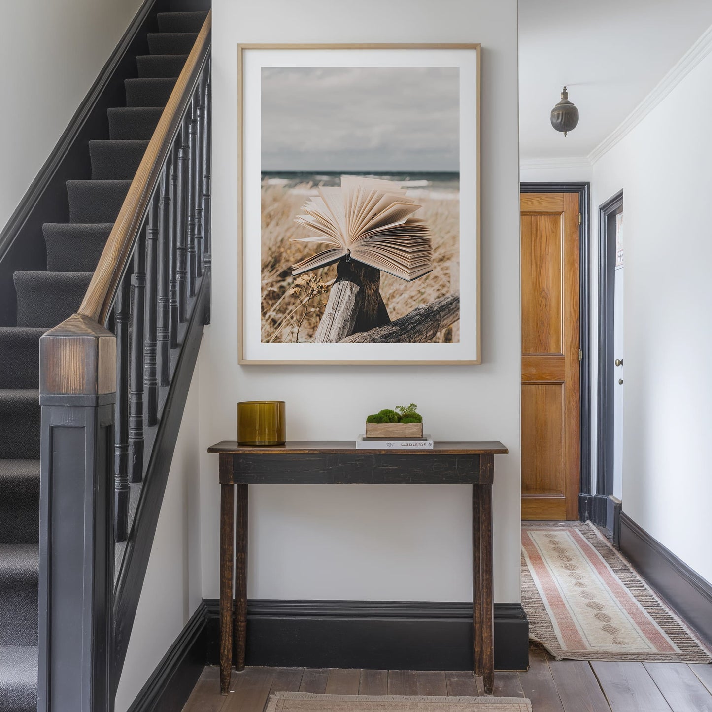 Beach Library Wall Art
