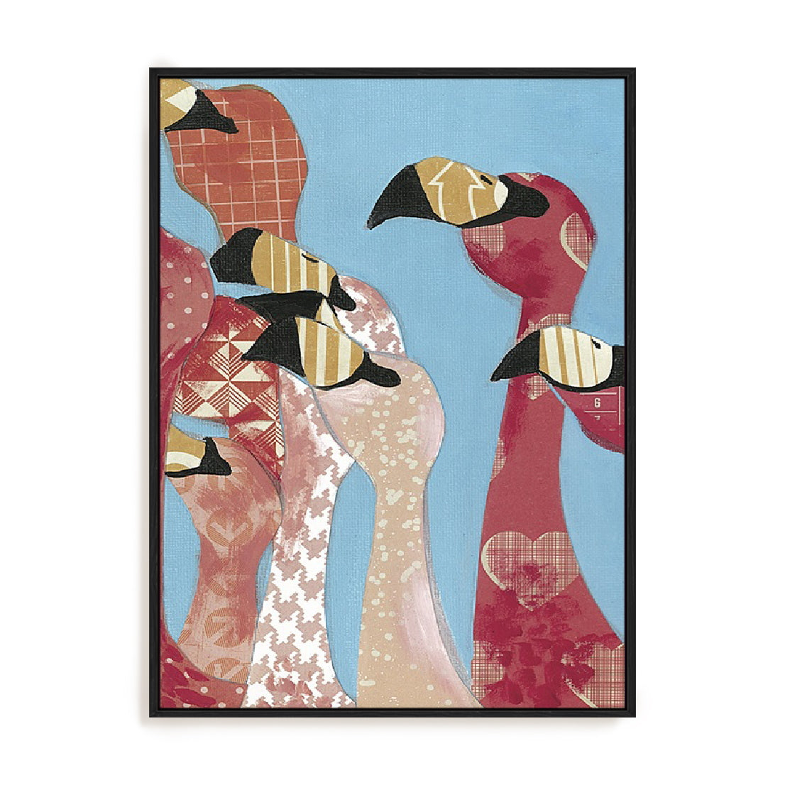 Flock of Flamingoes I Wall Art