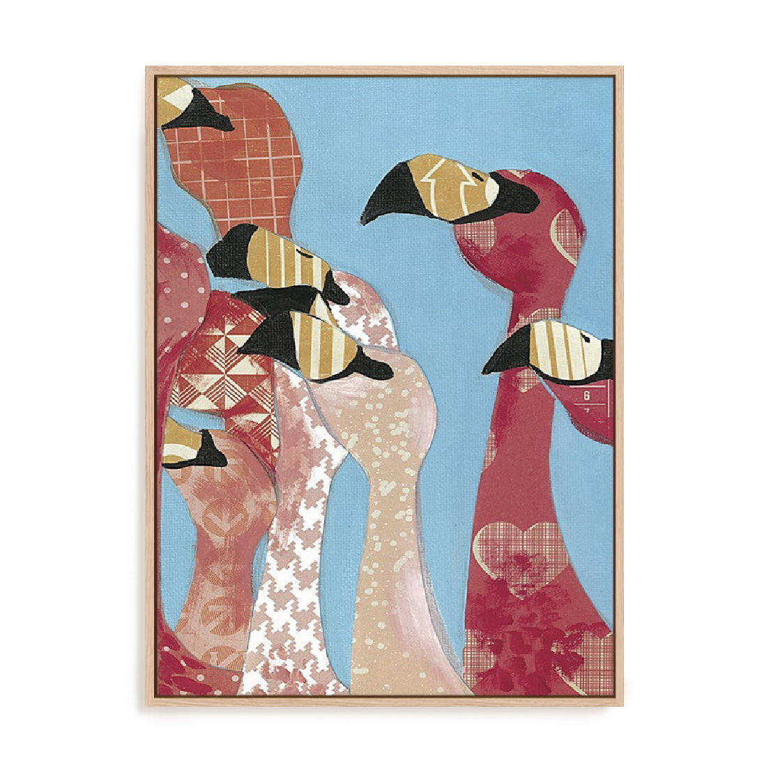 Flock of Flamingoes I Wall Art