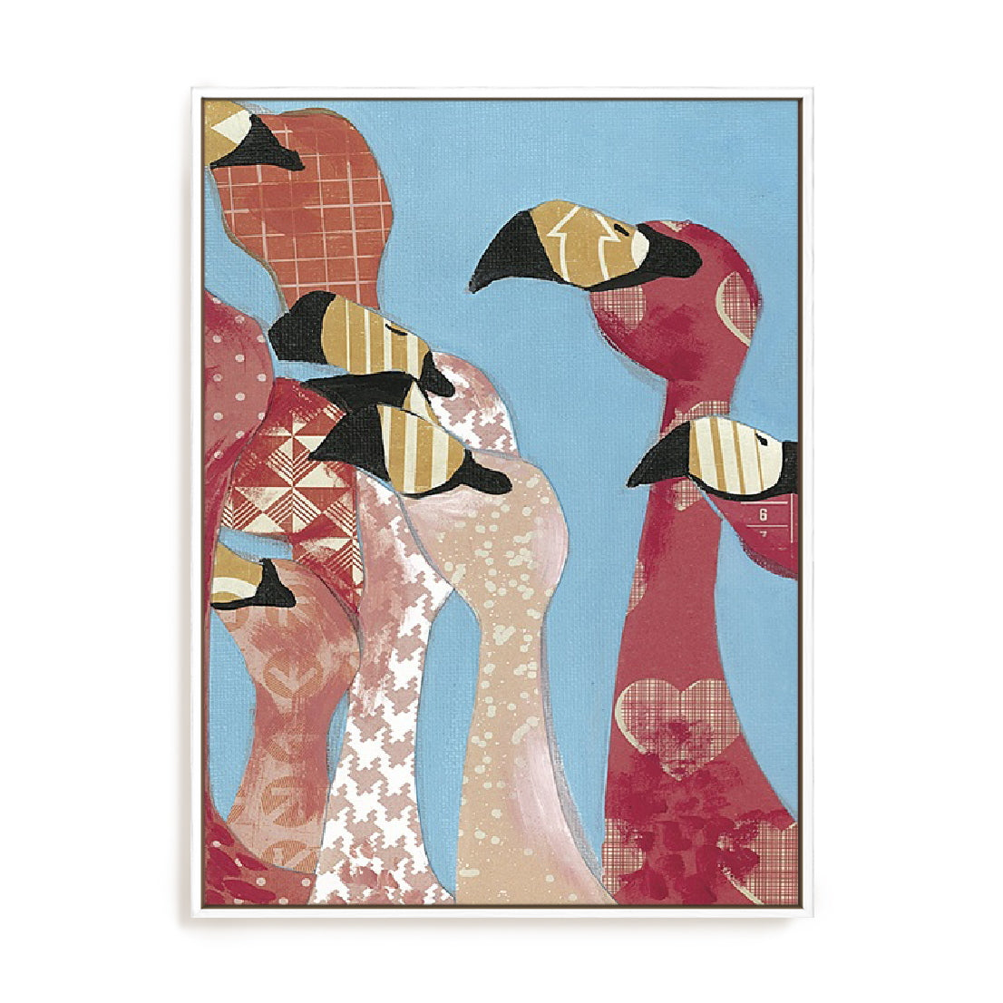 Flock of Flamingoes I Wall Art