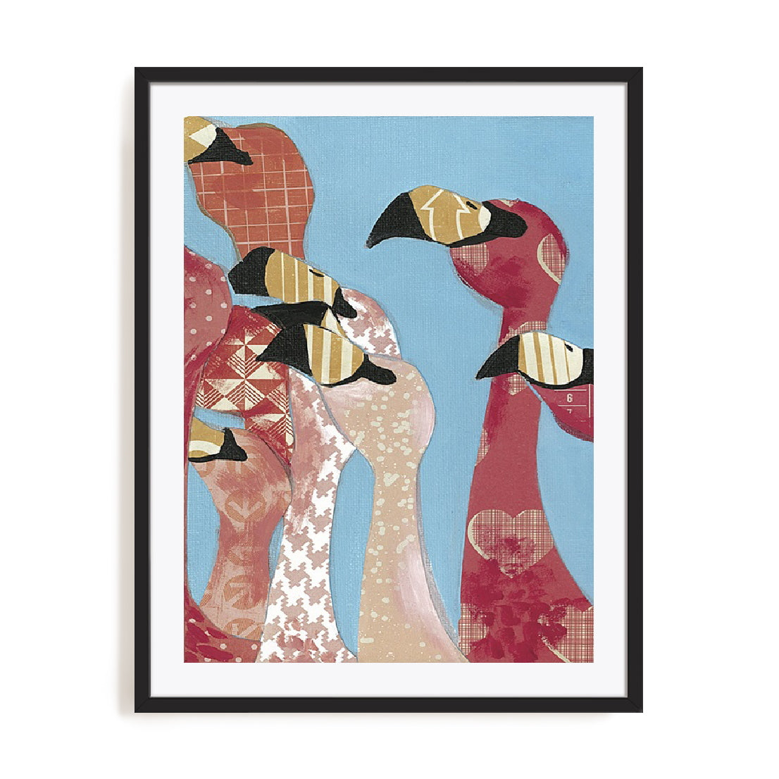 Flock of Flamingoes I Wall Art