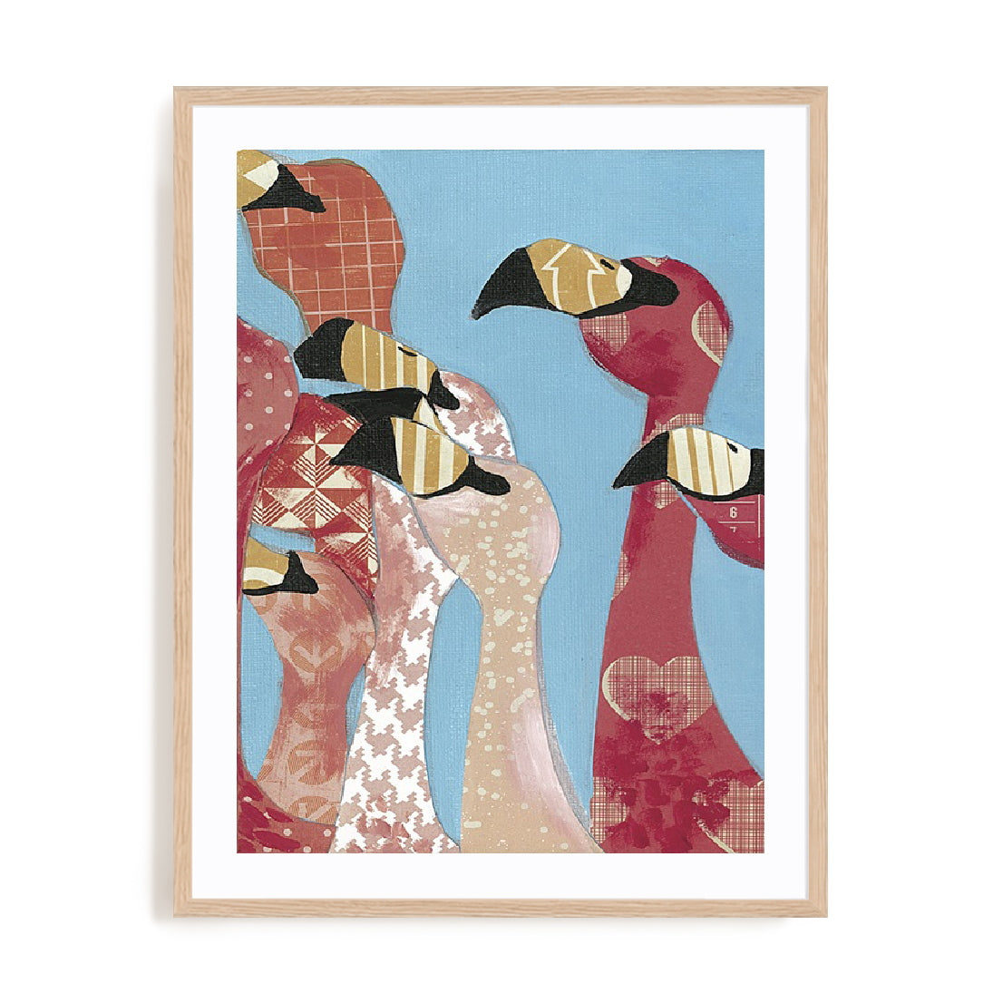 Flock of Flamingoes I Wall Art