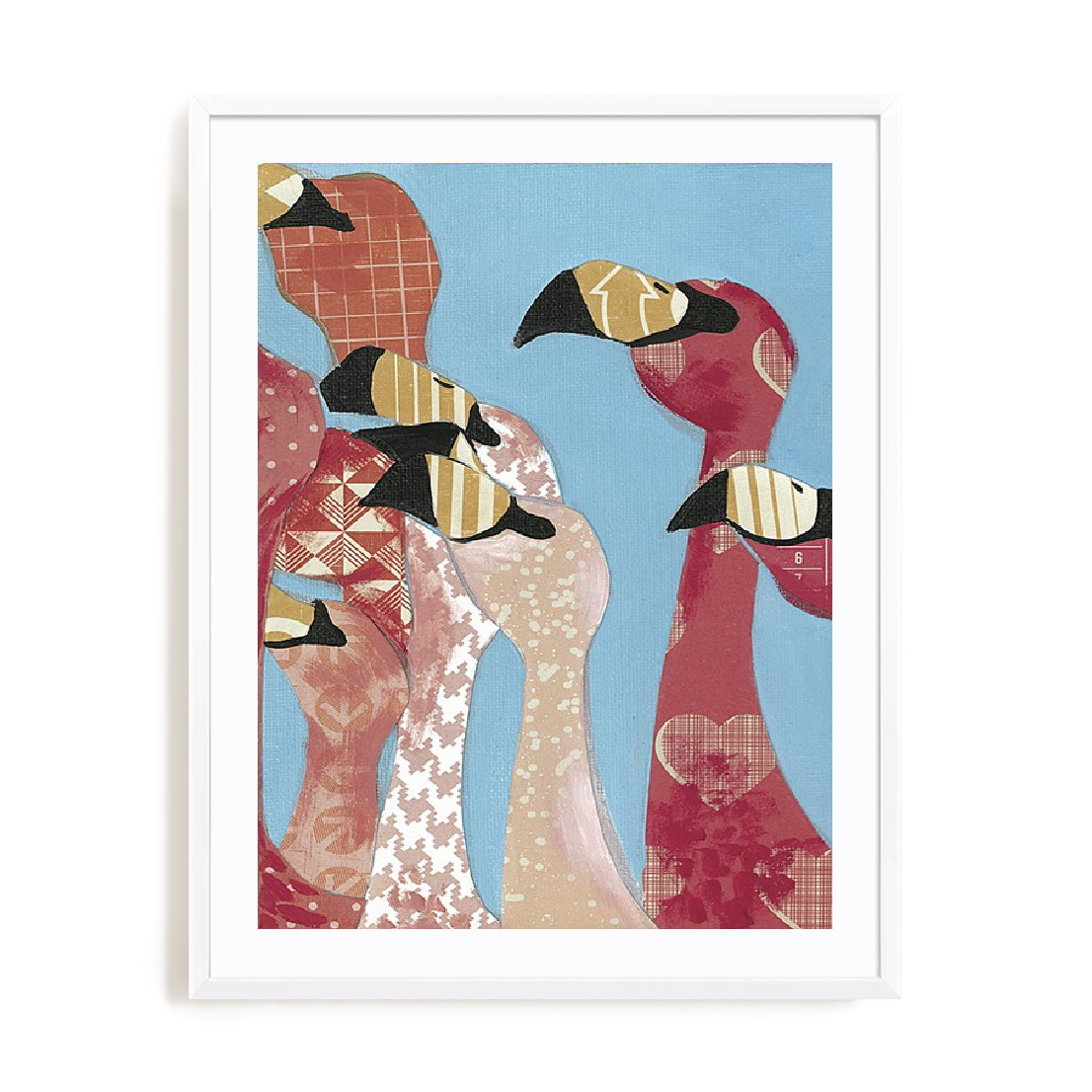 Flock of Flamingoes I Wall Art