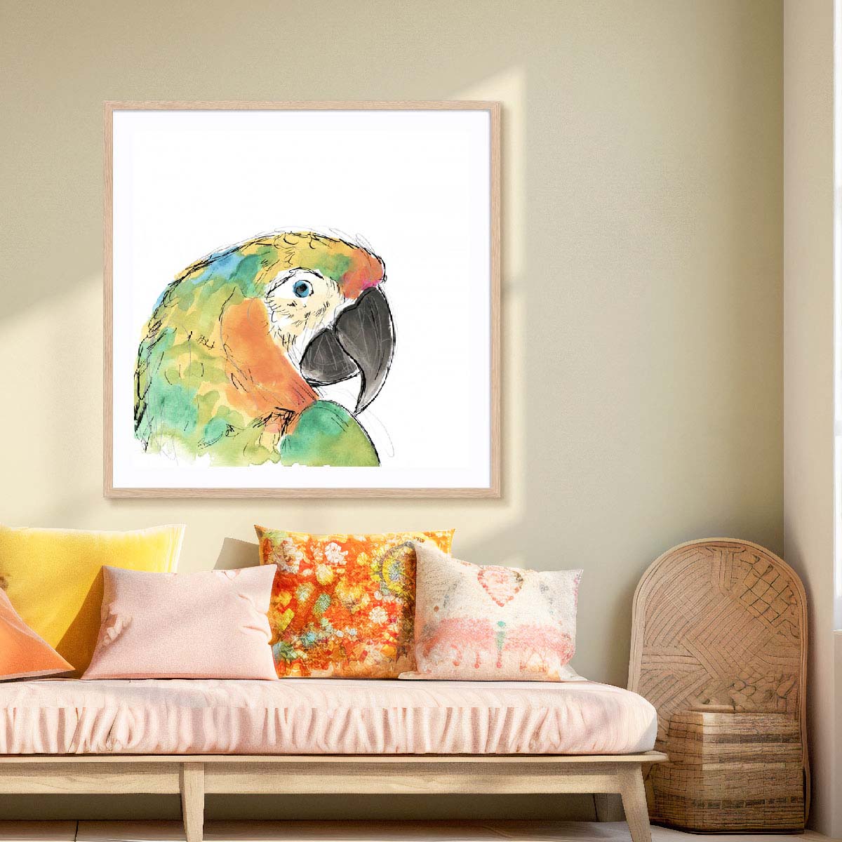 Tropical Bird Portrait IV Wall Art
