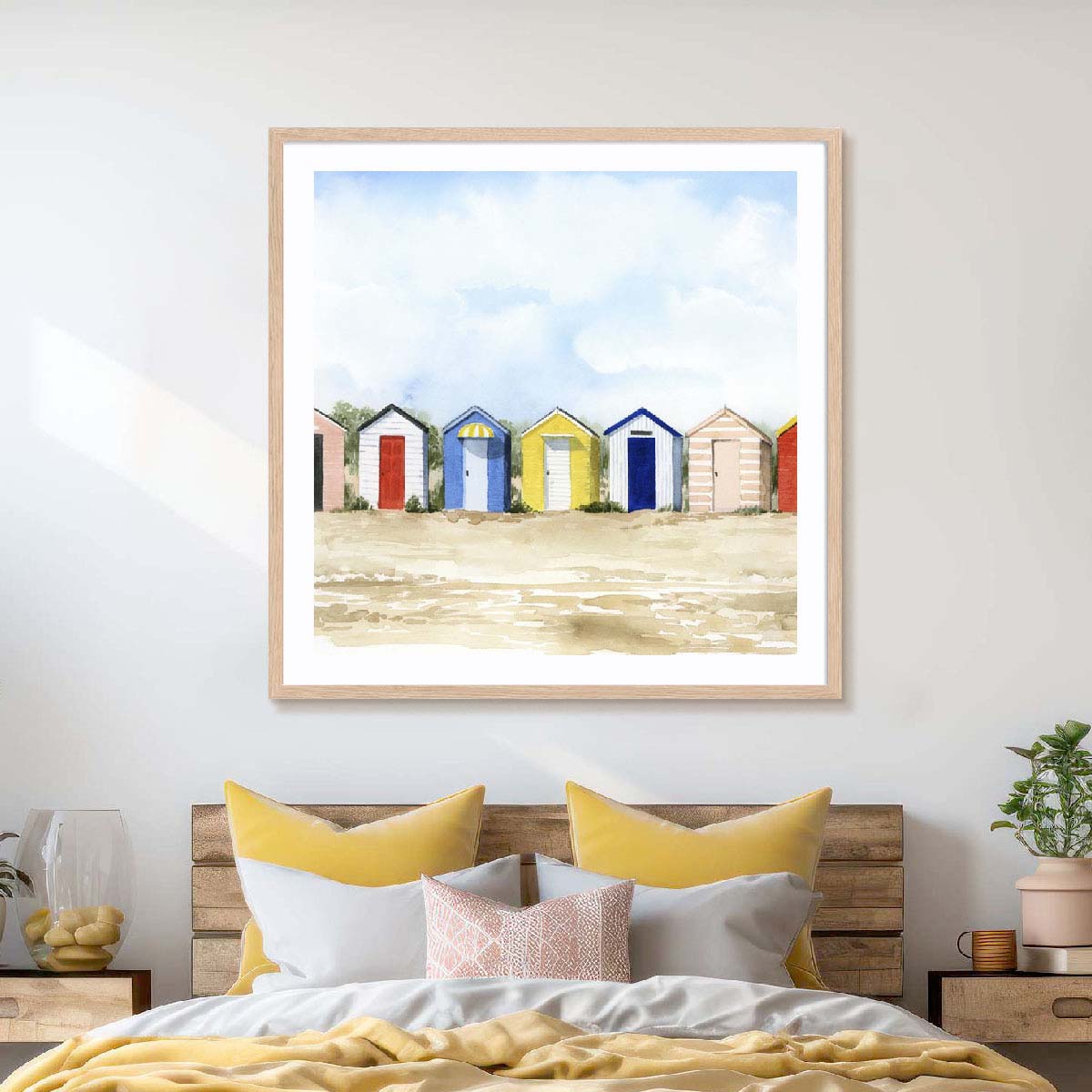 Beach Huts II Wall Art