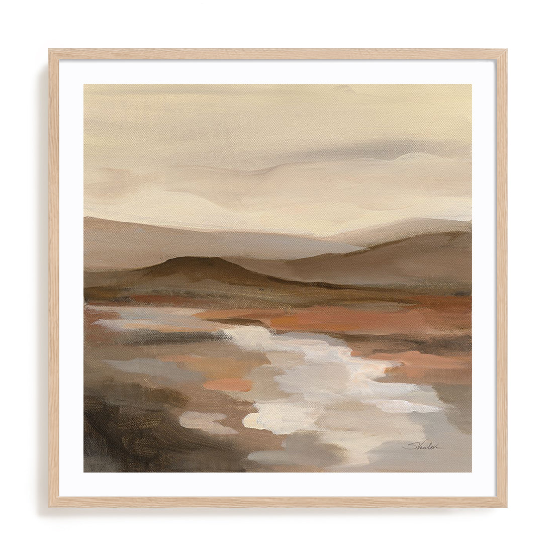 Cinnamon Riverbank II Wall Art