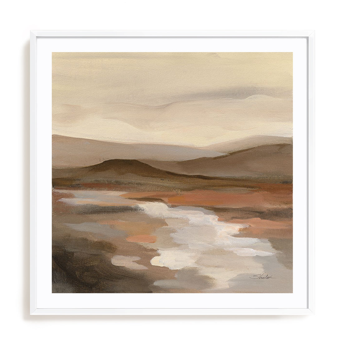 Cinnamon Riverbank II Wall Art