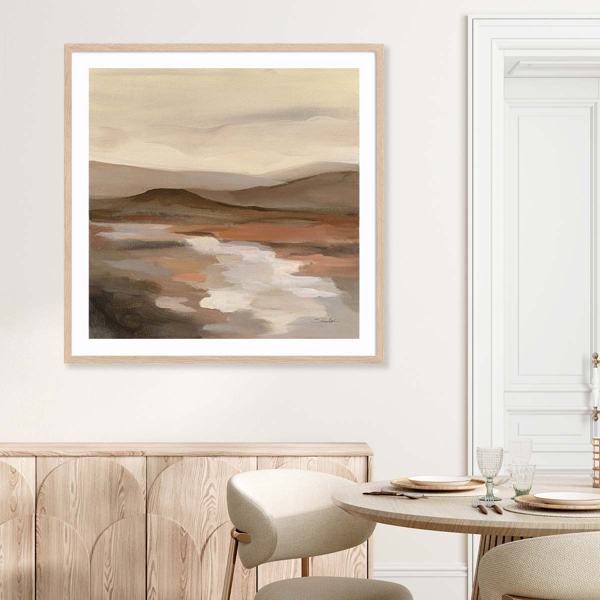 Cinnamon Riverbank II Wall Art