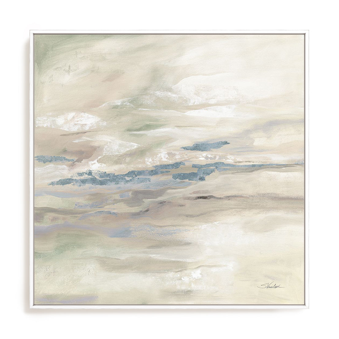 January Slopes Neutral Wall Art
