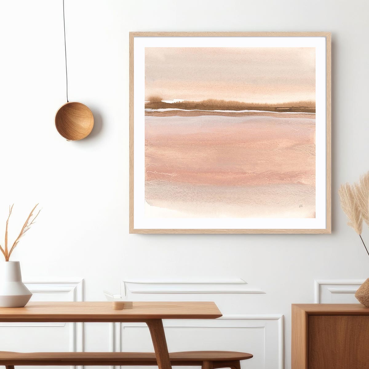 Cave Neutrals II Framed Wall Art for Living Room, Bedroom, Hallways and Kitchen Spaces