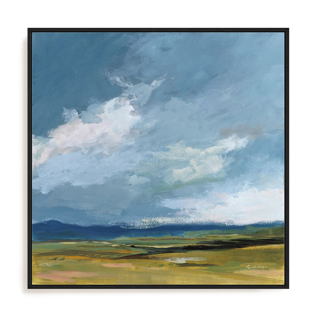August Storm Framed Wall Art for Living Room, Bedroom, Hallways and Kitchen Spaces