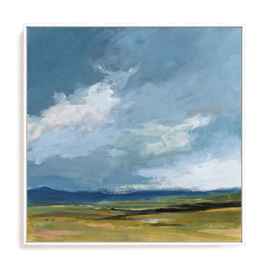 August Storm Framed Wall Art for Living Room, Bedroom, Hallways and Kitchen Spaces