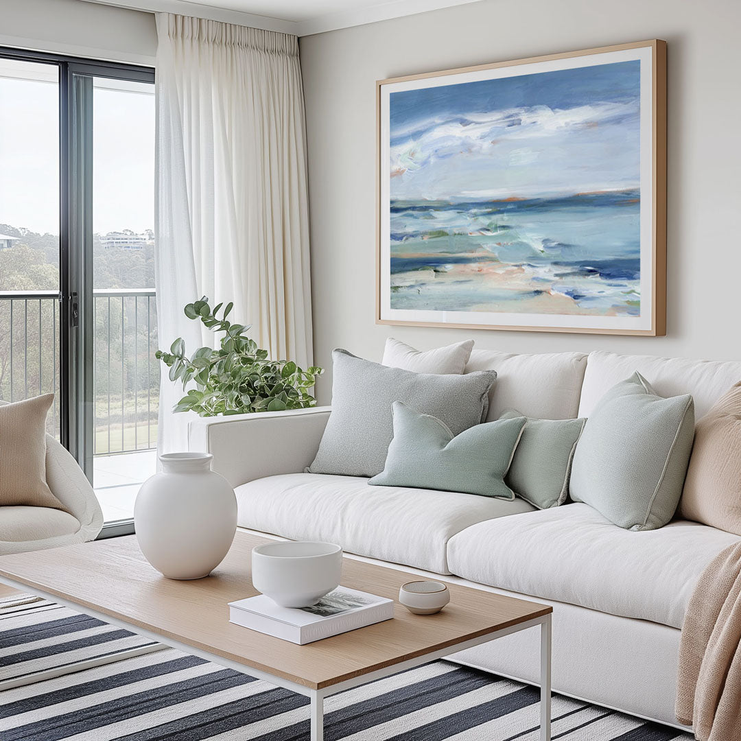 Transform your space with Artey's landscape art - nature's beauty, bug-free! Bring the majesty of the outdoors indoors today through large wall art made in Australia.