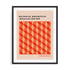 Bauhaus Arc and Axis Composition Wall Art #oran_black-white-border