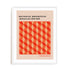 Bauhaus Arc and Axis Composition Wall Art #oran_white-white-border