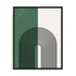 Bauhaus Arched Perimeter Wall Art #oran_black-no-border