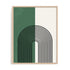 Bauhaus Arched Perimeter Wall Art #oran_natural-no-border