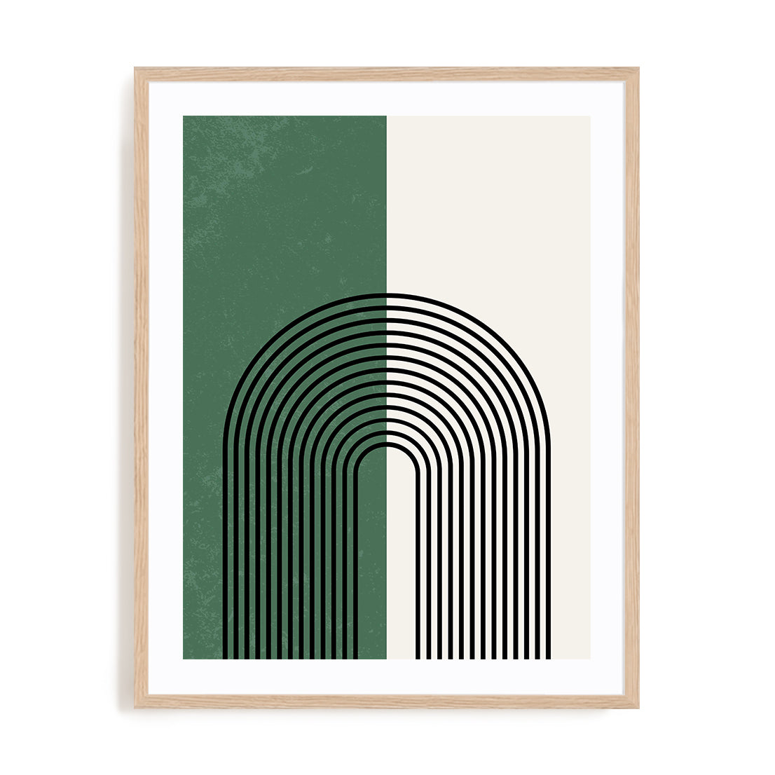Bauhaus Arched Perimeter Wall Art #oran_natural-white-border