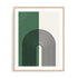 Bauhaus Arched Perimeter Wall Art #oran_natural-white-border