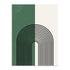 Bauhaus Arched Perimeter Wall Art