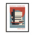 Bauhaus Architectural Design Wall Art #oran_black-no-border