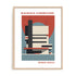 Bauhaus Architectural Design Wall Art #oran_natural-no-border