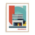 Bauhaus Architectural Silence Wall Art #oran_natural-no-border