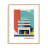 Bauhaus Architectural Silence Wall Art #oran_natural-white-border