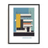 Bauhaus Architecture I Wall Art #oran_black-no-border