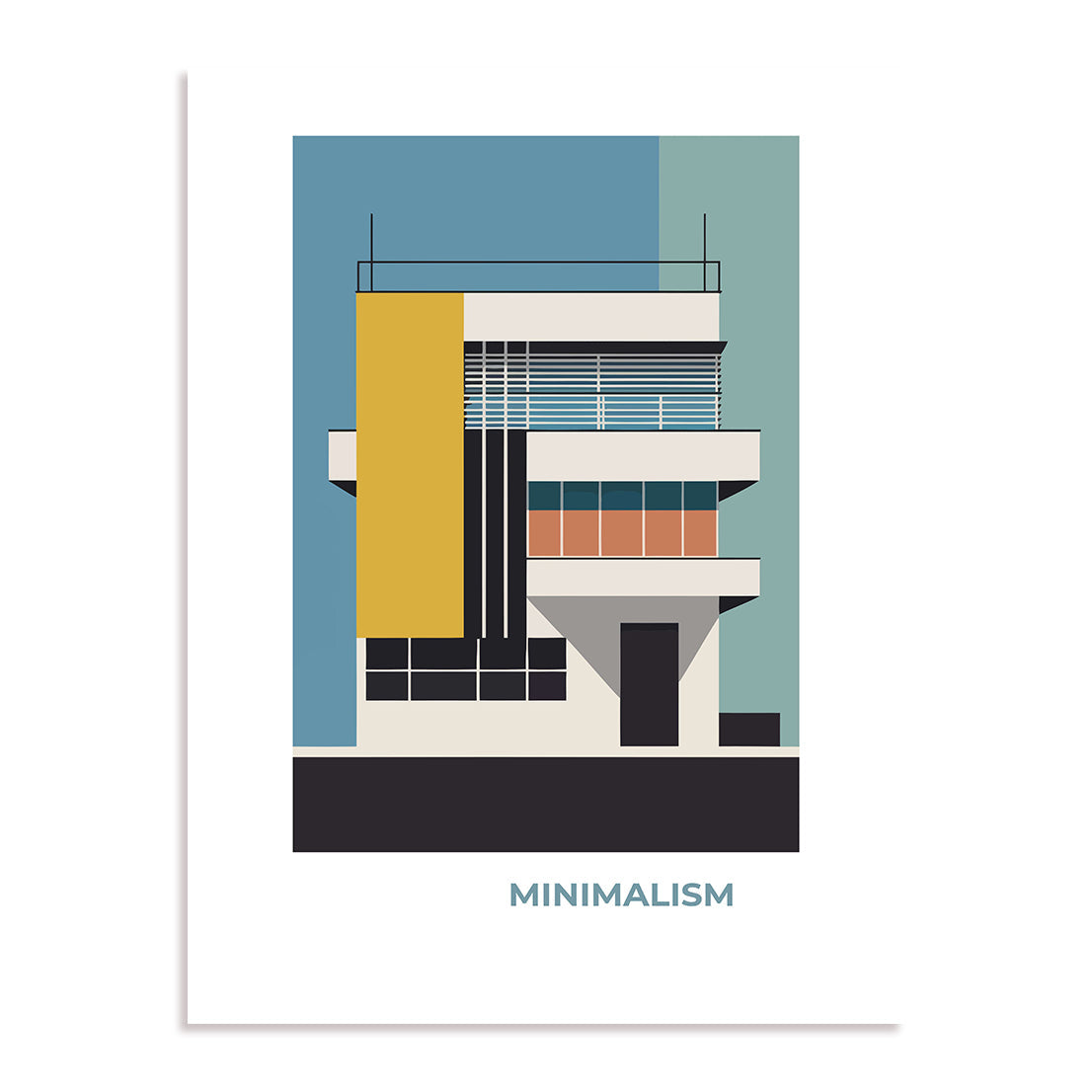 Bauhaus Architecture I Wall Art