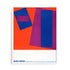 Bauhaus Bold Blue Red Planes Wall Art #oran_white-no-border