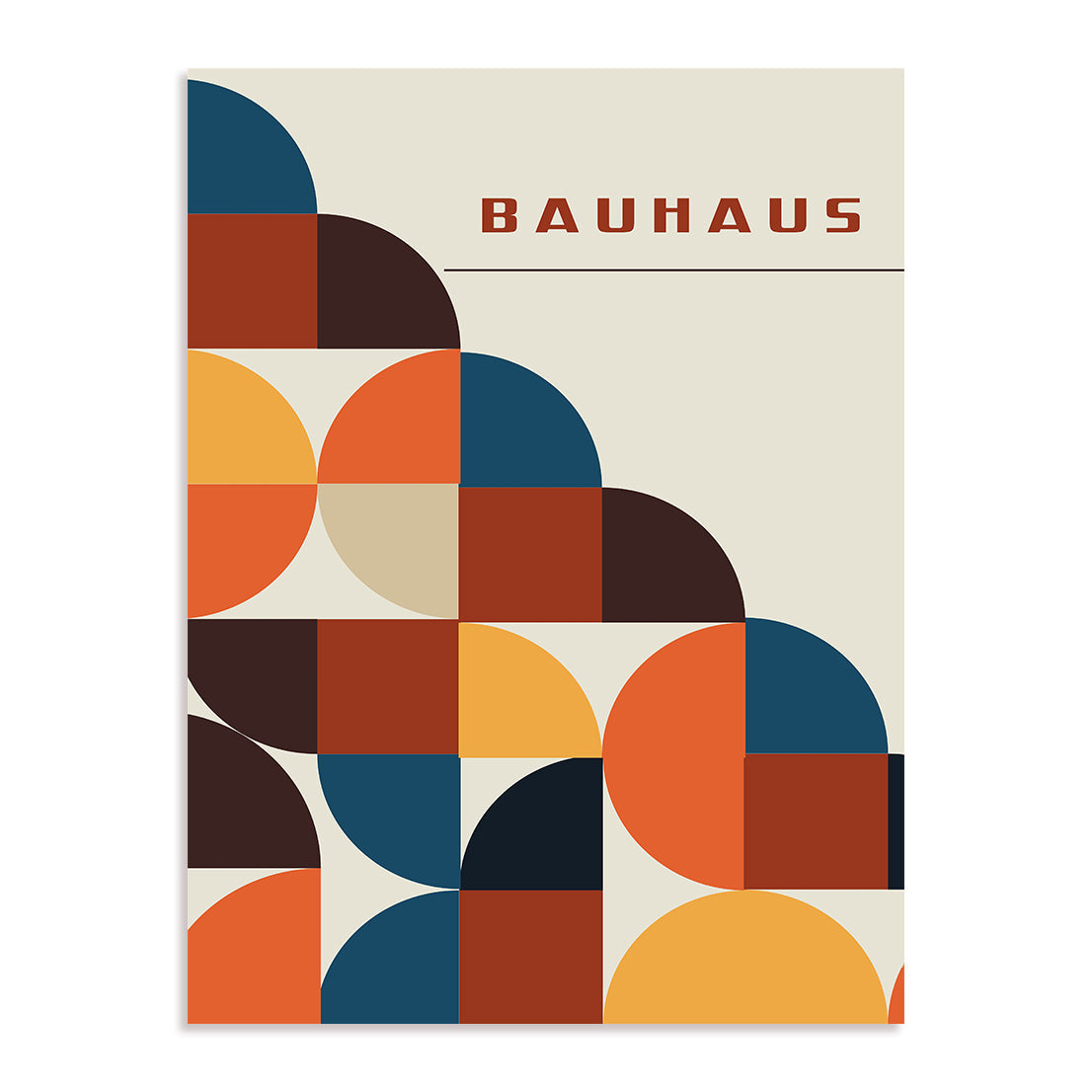 Bauhaus Cascading Colours Wall Art