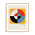 Bauhaus Centered Form and Space Wall Art #oran_natural-white-border